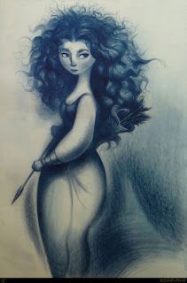 Merida Concept Art, Brave Pixar, Pixar Concept Art, Brave 2012, Disney Brave, Characters Design, Disney Concept Art, Concept Art Character, Beautiful Mind