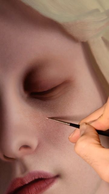 Marco Grassi Paintings, Marco Grassi, Painting Reference, Taking Shape, Hyperrealism, Painting Process, Let Me Know, Oil On Canvas, The Face