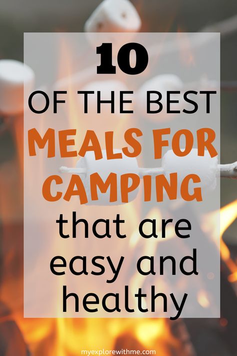 Camping Meals Lunch Ideas, Healthy Camping Foods, Rv Recipes Travel Trailers Food Ideas, Rv Lunch Ideas, Rv Camping Food Ideas, Camping Grocery List Food, Camper Meals Simple, Rv Grocery List, Paleo Camping Meals