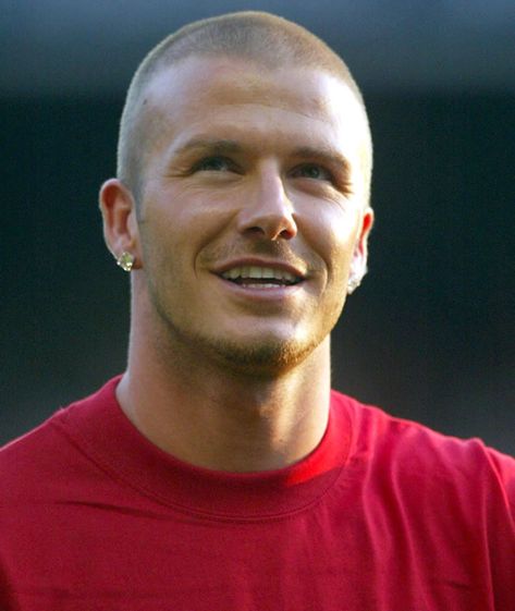 David Beckham’s Best Hairstyles (And How To Get The Look) | FashionBeans David Beckham Shaved Head, David Beckham Buzzcut, Young David Beckham, David Beckham Hairstyle Short, Beckham Hairstyle, David Beckham Haircut, Beckham Haircut, Military Haircuts Men, David Beckham Hairstyle