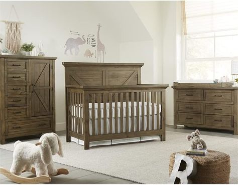 Westwood Design Westfield Traditional 4 in 1 Convertible Crib Harvest Brown Farmhouse Style Nursery, Nursery Furniture Collections, Farmhouse Nursery, Baby Nursery Furniture, Nursery Baby Room, Nursery Furniture Sets, Convertible Crib, Farmhouse Charm, Eastern Shore