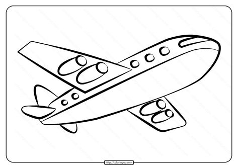 Airplane or aeroplane (informally plane) is a powered, fixed-wing aircraft that is propelled forward by thrust from a jet engine, propeller or rocket engine. #free #printable #airplane #plane #aeroplane #pdf #coloring #drawing #coloringpage Aeroplane Doodle, Aeroplane Drawing, Painting Pages, Cute Airplane, Airplane Coloring Pages, Airplane Painting, Cartoon Airplane, Airplane Drawing, Coloring Drawing