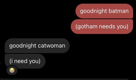 Batman Captions, Batman Boyfriend, Catwoman Quotes, Goodnight Texts To Boyfriend, Goodnight Quotes For Him, Dc Memes, My Kind Of Love, The Perfect Guy, Cute Texts