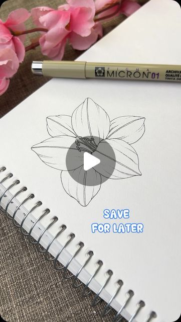 Flower Doodles | Mandala | Zen art✨ on Instagram: "How I doodle a Lily 🌺✍️  . Want to learn such simple techniques and tutorials to draw flowers 🌷 Check out our exclusive collection of step-by-step drawing guides and practice sheets, available for instant download, giving you hours of relaxing and creative fun time 🕰️  . www.artsybeats.com 🔗  LINK IN BIO 🔗 .  . #createwithartsybeats #drawingtutorial #stepbystep #flowerdrawings #flowertutorial #learnart #cooldrawing #embroideryart #inkdoodle #doodlelove #hennaflower #crochetdesign #crochetflower" How To Draw A Lily Flower, How To Draw Flowers Step By Step Simple, How To Draw A Flower Step By Step, How To Draw A Flower, How To Draw Flowers Step By Step, Doodles Mandala, Tulip Drawing, Doodle A, Flower Step By Step