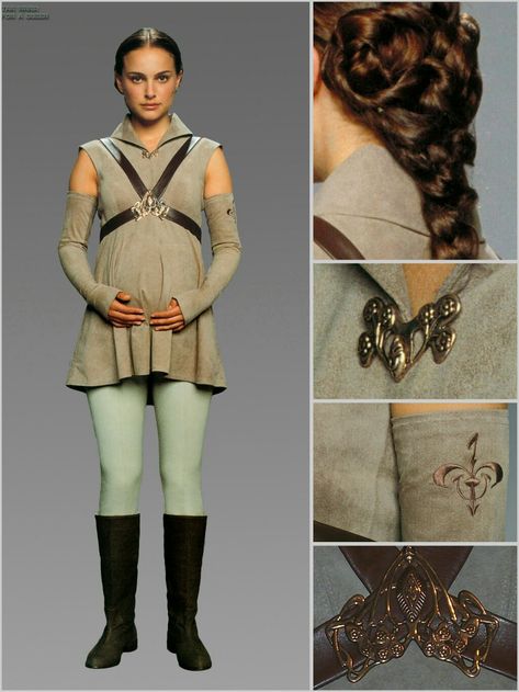 @ddobrdi | board: Star Wars - Behind the scenes | Costume design | Padme Amidala | The Mustafar outfit details | Revenge of the Sith Padme Mustafar Costume, Princess Padme Outfits, Padme Amidala Revenge Of The Sith, Pregnant Padme Costume, Padme Outfit Ideas, Star Wars Clothes Design, Star Wars Padme Outfits, Padme Pregnant, Padme Inspired Outfits