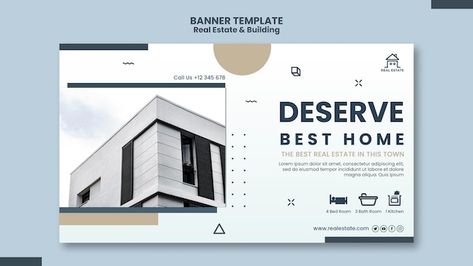 Office Banner Design, Architecture Banner, Banner Minimalist, Building Banner, Real Estate Banner, Real Estates Design, Architecture Drawing Art, Architecture Office, Instagram Story Template