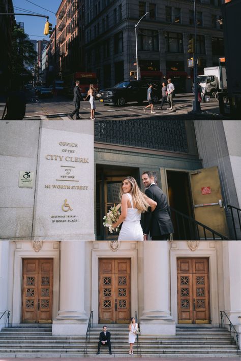 Fall in love with this intimate New York City Hall elopement featuring cinematic photography and romantic courthouse moments. Get more NYC City Hall wedding ideas and elopement inspiration on the blog at katherinemarchand.com! City Hall Wedding Ideas, Nyc Courthouse Wedding, Nyc City Hall Wedding, City Hall Wedding Photos, New York City Hall, City Hall Elopement, Nyc City, Instagram People, Odd Future