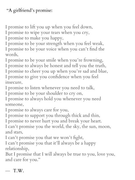 Can be a boyfriend's promise too (^_^) Promise Ring Paragraph, Reassurance Letter To Boyfriend, New Year Promise To Boyfriend, 7 Promises Of Love For Him, Promises To Make To Yourself, Promise To Boyfriend, Can You Promise Me Something Text, Promise Ring Letter For Him, 3 Months Relationship Paragraphs