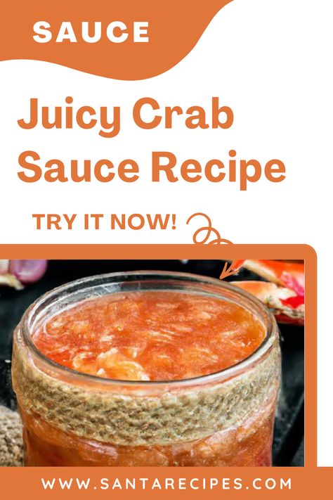 If you're looking to add a burst of flavor to your seafood dishes, look no further than this juicy crab sauce recipe. You know that a good sauce ... Juicy Crab Sauce Recipe, Crab Sauce Recipe, Juicy Crab, Santa Recipes, Crab Sauce, Mr Crab, Popular Side Dishes, Recipe Steps, Crab Cakes