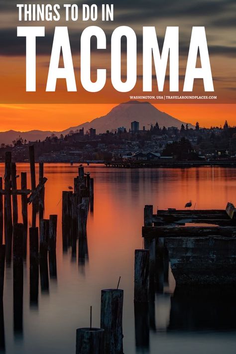 Traveling to Tacoma, WA but don’t know what to do there? This travel guide will show you the top attractions, best activities, places to visit & fun things to do in Tacoma. Start planning your itinerary now! #tacoma #washington #usatravel #ustraveldestinations #usaroadtrip Things To Do In Tacoma Washington, Washington Things To Do, Washington State History, Washington Trip, Washington Travel, Bellingham Washington, Living History Museum, Tacoma Washington, Gig Harbor