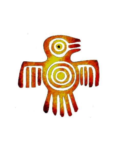 Firebird Aztec Bird Symbol, Symbol For Power, Aztec Bird, Symbol For Strength, Boss Lady Office, Aztec Symbols, Aztec Sun, Lady Office, Aztec Art