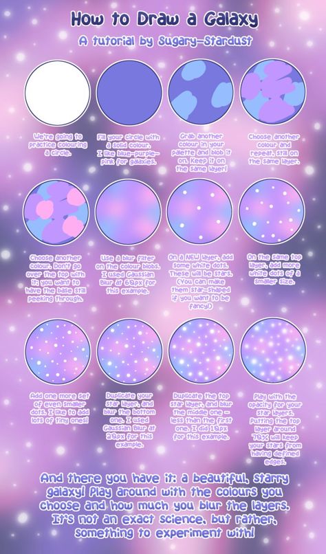 How To Paint The Northern Lights, How To Draw Galaxy, Draw Galaxy, Galaxy Drawings, Procreate Ipad Art, Color Palette Challenge, Palette Art, Galaxy Painting, Coloring Tutorial