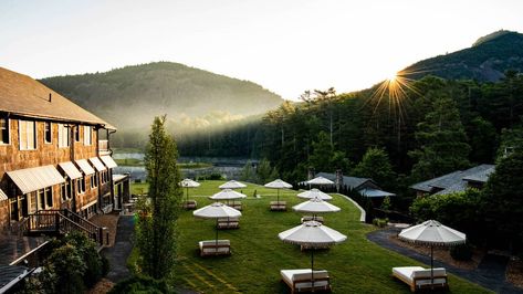 North Carolina Resorts, Cashiers Nc, Golf Vacations, North Carolina Mountains, Conde Nast Traveler, Mountain Town, Best Resorts, Top Hotels, Blue Ridge Mountains