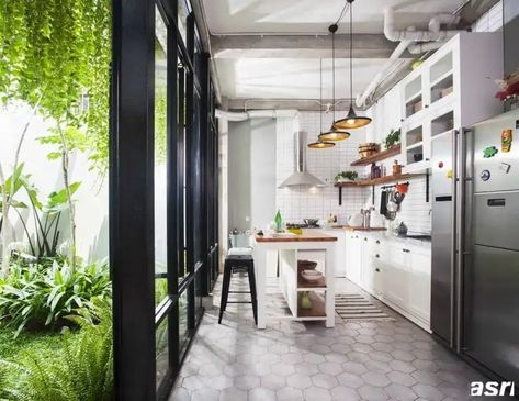 Model Dapur, Casa Clean, Tiny House Kitchen, Minimalist House Design, Patio Interior, House Design Kitchen, Kitchen Inspiration Design, Kitchen Furniture Design, Outdoor Kitchen Design