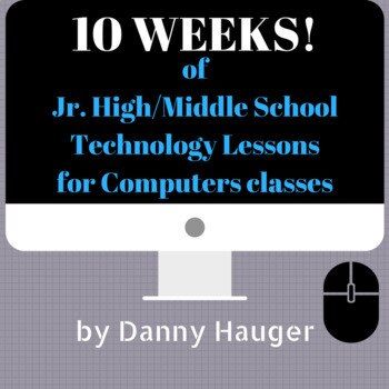 10 Week No Prep Course Jr. High Technology Computer Science Unit Plan Curriculum Middle School Technology Lessons, Middle School Technology, Technology Vocabulary, Computer Student, Computer Science Lessons, Teaching Computers, Computer Teacher, Computer Literacy, Computer Projects