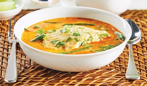 Countdown | Easy Hoki Thai Curry recipe Hoki Fish Recipe, Thai Curry Recipe, Thai Curry Recipes, Coconut Milk Curry, Fish Recipes Healthy, Fish Curry, Thai Curry, Entertaining Recipes, Curry Recipe