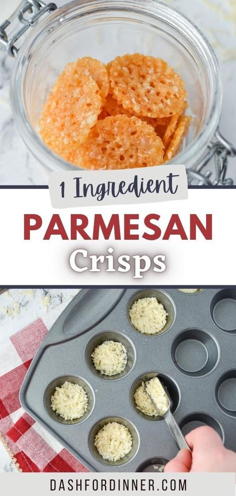 Microwave Cheese Crisps, Parmesan Crisps Air Fryer, How To Make Parmesan Crisps, Baked Parmesan Cheese Crisps, Parmesan Crisps Appetizers, Fried Parmesan Crisps, Diy Parmesan Crisps, What To Make With Parmesan Cheese, Super Easy Savory Snacks