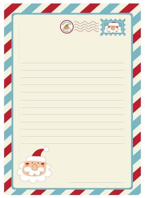 Christmas Letter Template, Christmas Scrapbook Paper, Christmas Balloon Decorations, Christmas Bulletin Board, Writing Paper Printable Stationery, Christmas Writing, Paper Flower Art, Letter To Santa, Christmas Letter