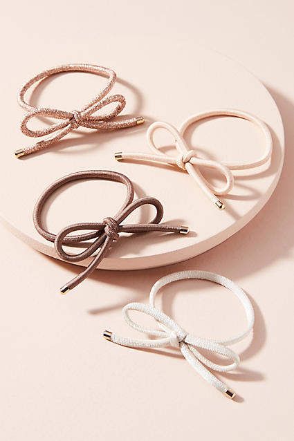 Anthropologie Bow Hair Tie Set #anthropologie #bowhairties #hair #sponsored Blond Rose, Beauty Hacks That Actually Work, Bow Hair Tie, Bobby Pin Hairstyles, Hair Set, Rings Ideas, Long Face Hairstyles, Face Shape Hairstyles, Love Jewelry