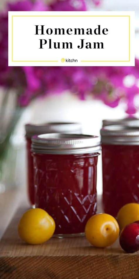 Wild Plum Jam Recipe Homemade, Canning Plum Jam, Golden Plum Jam, Plum Jam Recipe Homemade, Plum Jam With Pectin, Wild Plum Jam Recipe, Wild Plum Jelly Recipe, Wild Plum Jelly, Wild Plum Jam