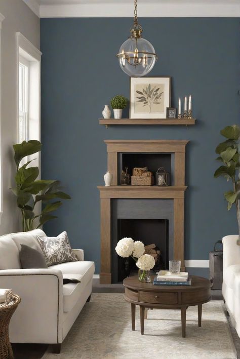 Knoxville Gray, Living Room Paint, HC-160, Interior Design Knoxville Gray, Living Room 2024, Light Colored Furniture, Decor Trends, World Of Interiors, Trendy Decor, A Living Room, Grey Walls, Small Living Room