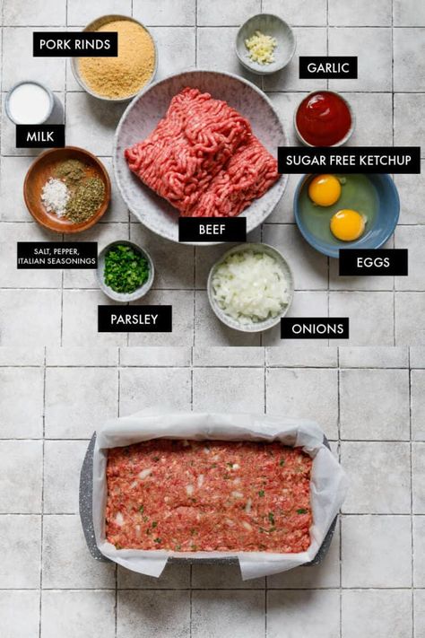 Keto Meatloaf, Low Carb Meatloaf, Low Sugar Diet Recipes, Desayuno Keto, Carb Dinner, Recetas Keto, Low Sugar Recipes, Low Carb Diet Recipes, Keto Recipes Dinner