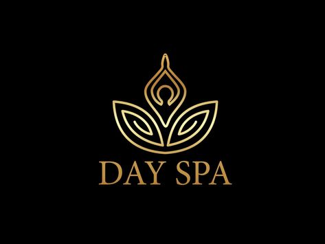 Day Spa Logo by Wiktoria Matynia on ... Massage Studio Logo, Spa Logo Design, Lotus Logo, Spa Logo, Friend Zone, Yoga Logo, Allah Photo, Word Mark Logo, Thai Massage