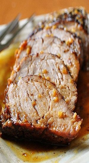 Island Pork Tenderloin ~ This pork tenderloin rocks! So full of flavor. | summer entertaining dinner recipe Island Pork Tenderloin, Glazed Pork, Pork Dinner, Pork Tenderloin Recipes, Pork Dishes, Pork Tenderloin, Pork Recipes, Meat Recipes, Bon Appetit