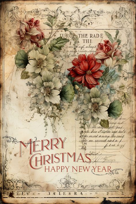 Christmas Decoupage Paper, Vintage Christmas Cards Printable, Christmas Papers Printable Free, Vintage Christmas Images Victorian Free Printable, Christmas Decoupage Printable, Vintage Christmas Prints Free Printable, Vintage Merry Christmas Images, Vintage Christmas Images Printables, Happy Christmas Images Pictures