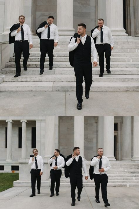 Groom's wedding party. Groomsmen in the wedding. Happily ever after. Summer and fall wedding. Men's wedding day outfits. Wedding Party Groomsmen, New York Elopement, Upstate New York, Day Outfits, Wedding Groom, Wedding Men, Happily Ever After, Fall Wedding, Ever After