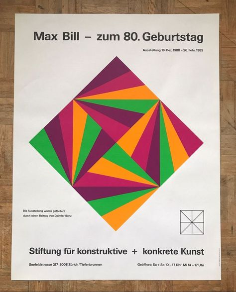 Max Bill Poster Max Bill Design, Abstract Quilt, Max Bill, Motion Graphics Design, Grafic Design, Digital Journal, Generative Art, Graphic Design Typography, Graphic Designers