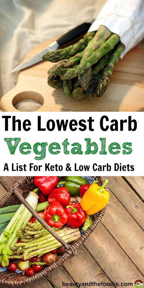 Best Lowest Carb Vegetables For Keto and low Carb Diets Carb Vegetables List, Lowest Carb Vegetables, Can Vegetables, High Carb Vegetables, Low Carb Vegetables List, Vegetables List, Best Healthy Diet, List Of Vegetables, Vegetables Recipes