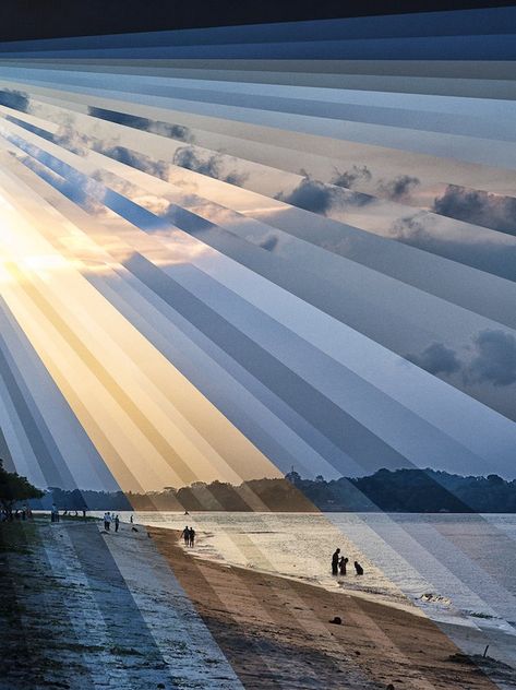 Time Is A Dimension | Fong Qi Wei   # Michaels Canvas, Sun Beams, Gcse Photography, A Level Photography, Passing Of Time, Time Lapse Photography, Creative Landscape, Time Photography, Colossal Art