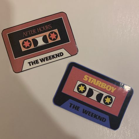 Starboy and After Hours The Weeknd Painting Canvases Easy, Drawing The Weeknd, The Weeknd Drawing Easy, The Weeknd Pink, Weeknd Stickers, The Weekend Painting, The Weeknd Drawing, Jewelry Stickers, Pretty Stickers