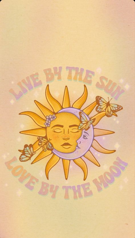 Sun And Moon Background, Sun And Moon Wallpaper, Moon Wallpapers, Moon Background, Aesthetic Sun, Love By The Moon, Spiritual Wallpaper, Sun And Moon Drawings, Wallpapers Phone