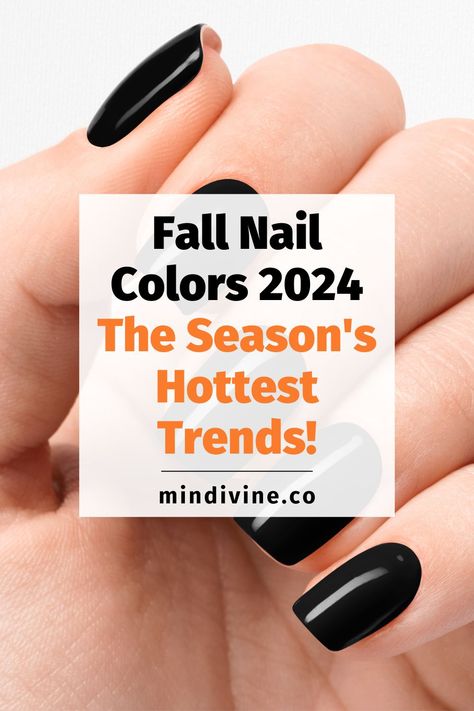 Get ready to explore the top 15 fall nail colors that are setting the trends for 2024. These shades will ensure your nails look chic and trendy, providing all the inspiration you need for your autumn manicure. Nail Colors October 2024, Fall Manicure 2024, Nail Colors For Fall 2024, Popular Fall Nail Colors 2024, 2024 Nail Color Trends, Autumn 2024 Nails, Sept Nails 2024, 2024 Fall Nail Trends, 2024 Nail Colors