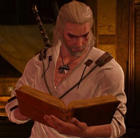 Geralt Witcher 3, Geralt Of Rivia Aesthetic, Gerald The Witcher, Geralt Of Rivia Witcher 3, Geralt Gif, Geralt And Dandelion, Witcher 3 Geralt, Geralt Mine Gif, Geralt Witcher 3 Meme