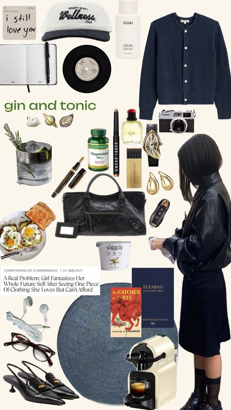 Vision Collage, Mood Board Fashion, Gin And Tonic, Samara, French Girl, Fitness Inspo, Your Aesthetic, Girly Things, Aesthetic Clothes