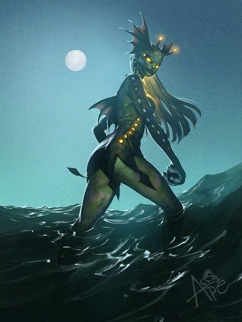 ArtStation - Ladies, Alex Petruk (APe) Siren Creature, Ocean Creatures Art, Sea Monster Art, Mythical Sea Creatures, Sea Creatures Drawing, Sea Creatures Art, Deep Sea Creatures, Mermaid Pictures, Sea Dragon