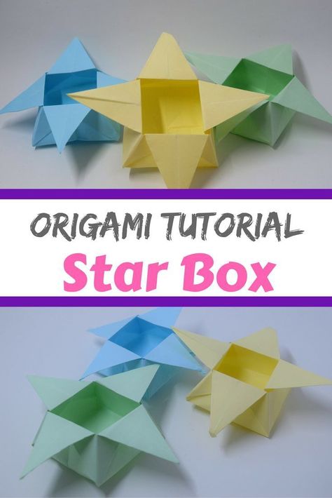 A video tutorial to show you how to fold a star box origami style Box Origami, Origami Bookmarks, Queen Isabella, Origami Star Box, Origami Artist, Origami Star, Origami For Beginners, Origami Dragon, Origami Fish