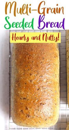 Homemade Grain Bread, Bread Recipes Wheat Flour, Honey Nut Bread, Whole Grain Wheat Bread Recipe, Whole Grain Sandwich Bread, 9 Grain Bread Recipe Bread Machine, Healthy Bread Loaf Recipes, Whole Wheat Bread Recipes Homemade, High Fiber Homemade Bread