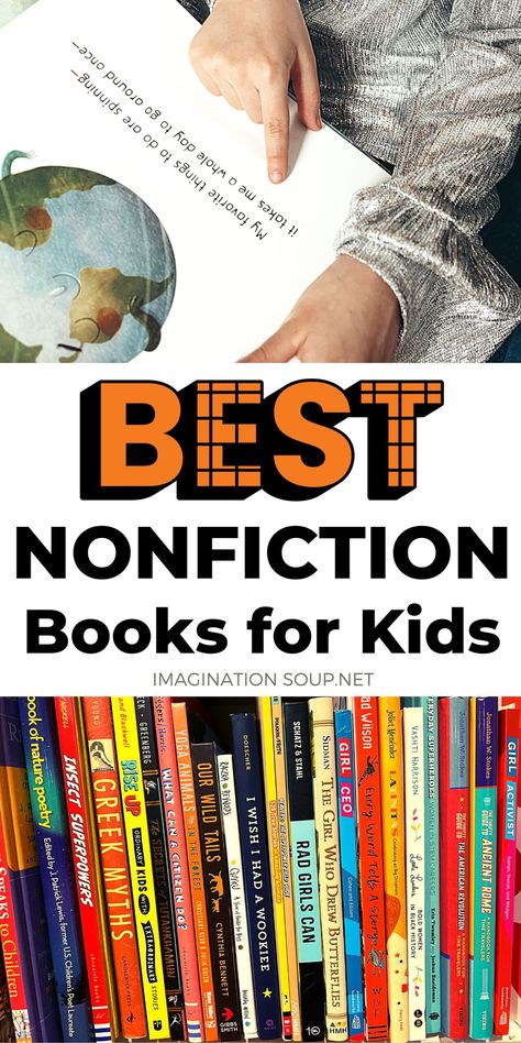 Writing Ideas For Kids, Beginning Chapter Books, Reading Ideas For Kids, Books For Middle School, Best Non Fiction Books, Writing Activities For Kids, Nonfiction Books For Kids, Easy Chapter Books, Best Nonfiction Books