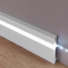 Baseboard Lighting Ideas, Led Skirting Board, Led Baseboard Lighting, Baseboard Ideas Modern, Led Baseboard, Baseboard Lighting, Baseboard Ideas, Recessed Lighting Layout, Modern Baseboards