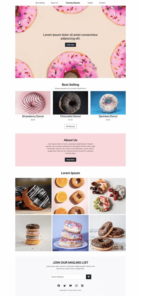 Simple Product Landing Page Template Free HTML CSS Bootstrap 5 Html Css Bootstrap, Web Design Html Css, Simple Landing Page Design, Product Landing Page Design, Html Css Design, Simple Landing Page, Google Site Templates, Food Website Design, Product Landing Page