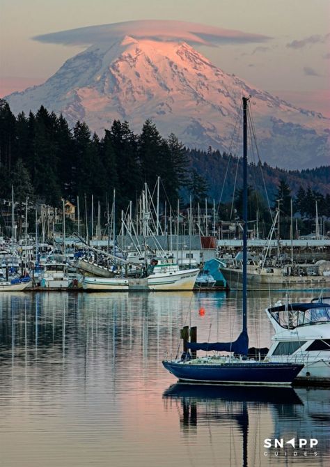 Five Great Spots to Photograph Mount Rainier from Puget Sound - PhotoHound Articles Tacoma Washington, Gig Harbor, Western Washington, Evergreen State, Seattle Washington, Puget Sound, Photography Guide, Washington State, Pacific Northwest