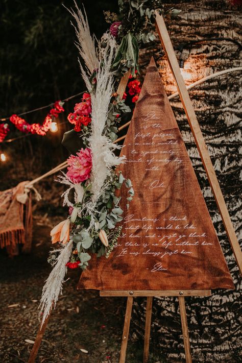 Bohemian triangle welcome board Latin Inspired Wedding, Animal Horns, Burlap And Lace Wedding, Wedding Invitations With Rsvp, Fiesta Wedding, Bridal Shower Invites, Eclectic Wedding, Welcome Boards, Burlap And Lace