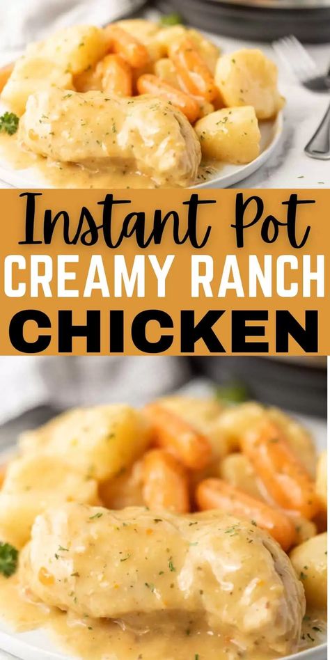 Ranch Chicken Instant Pot, Chicken Instant Pot Recipe, Chicken Pressure Cooker, Chicken Breast Instant Pot Recipes, Creamy Ranch Chicken Recipe, Ranch Chicken Recipe, Creamy Ranch Chicken, Pressure Cooker Recipes Chicken, Chicken Instant Pot