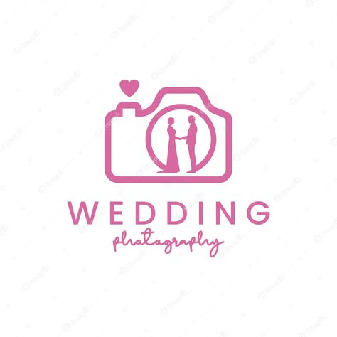 Wedding Photography Logo Design, Wedding Photography Logo, Wedding Camera, Camera Logo, Music Poster Design, Photography Logo Design, Photography Logo, Photography Logos, Wedding Couple