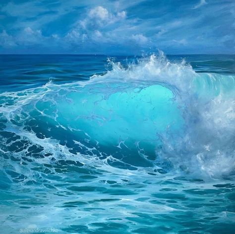 Ocean Waves Photography, Ocean Waves Painting, Beach Art Painting, Waves Photography, Ocean Pictures, Wave Painting, Ocean Scenes, Ocean Wallpaper, Sea Painting