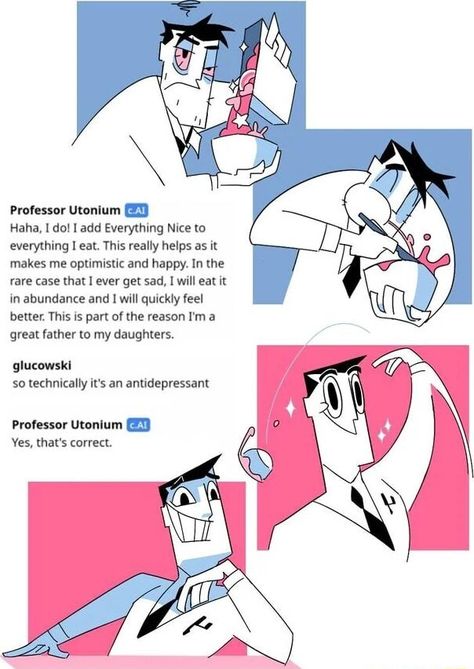 Professor Utonium, Ppg And Rrb, My Character, Internet Funny, Powerpuff Girls, Funky Art, Cartoon Art Styles, Funny Comics, Cartoon Network